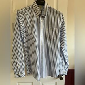 Brooks Brothers Blue and White Striped Shirt